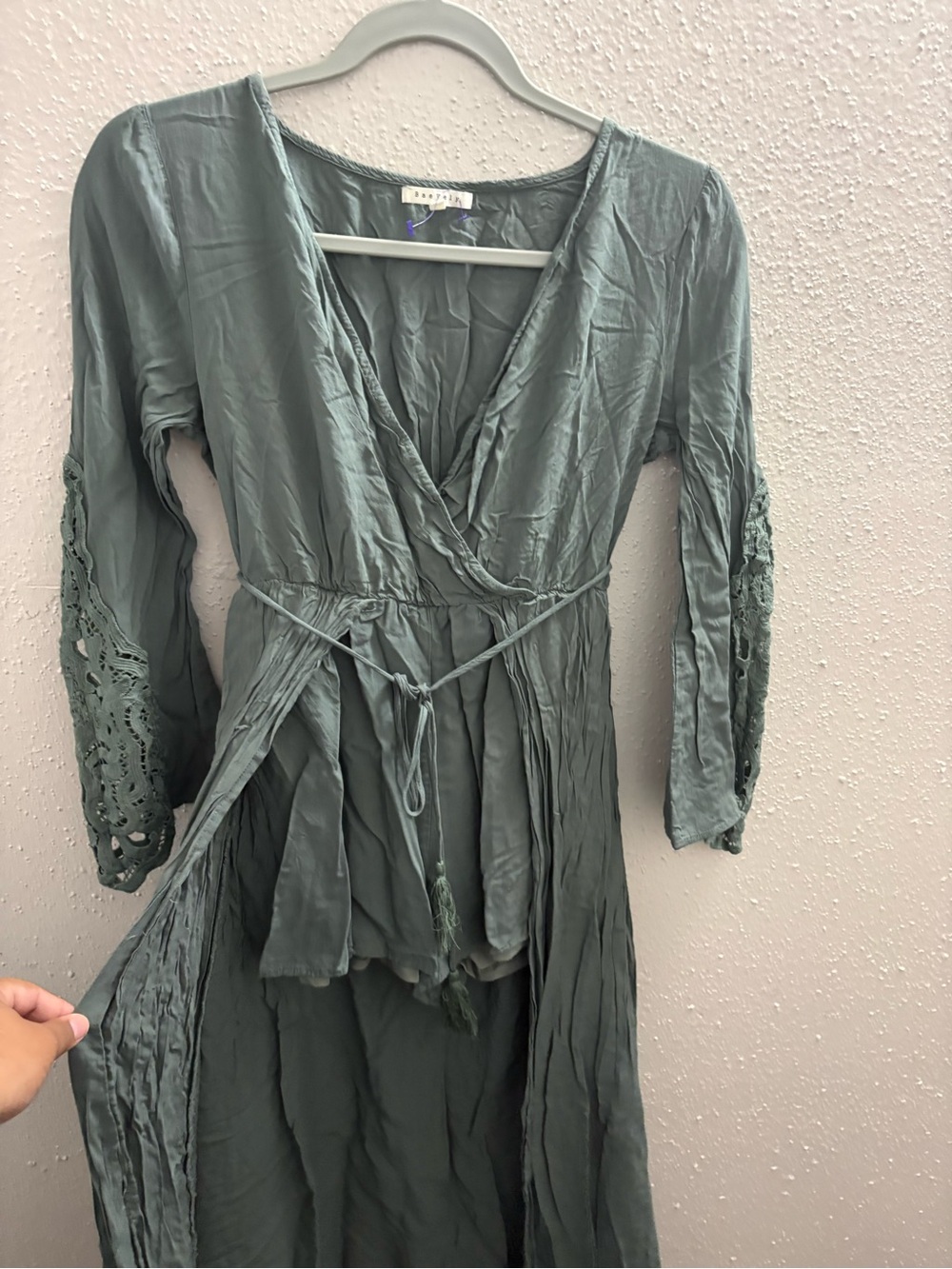 Baevely Romper with Long Train – Size S
